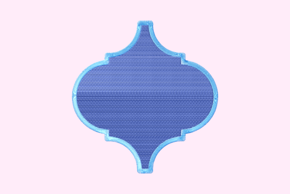 Blue Arabesque Tile: A Holiday Embroidery Review