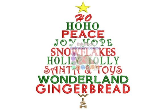 BN Christmas Words Tree: A Designer's Review for Boutique Sweatshirts