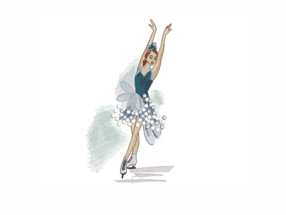 Figure Skater: A Graceful Design for Handmade Gifts