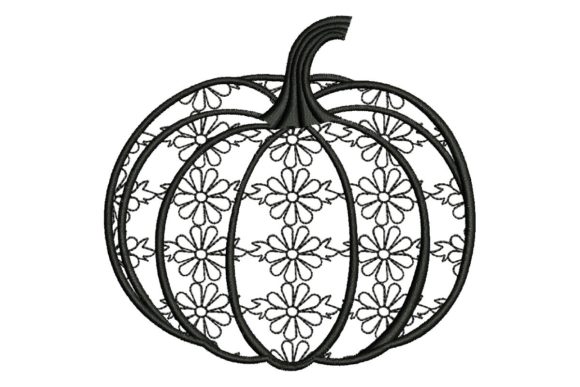 Floral Pumpkin: A Designer's Review for Holiday Embroidery