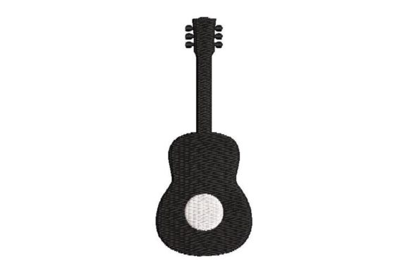 Guitar Silhouette: A Designer's Review for Music-Themed Embroidery
