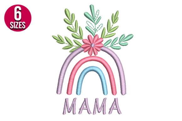 Mama Rainbow with Flowers: A Sweet Embroidery Review