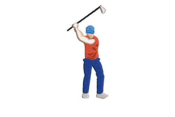 Olympic Golf Player: A Seasonal Embroidery Review