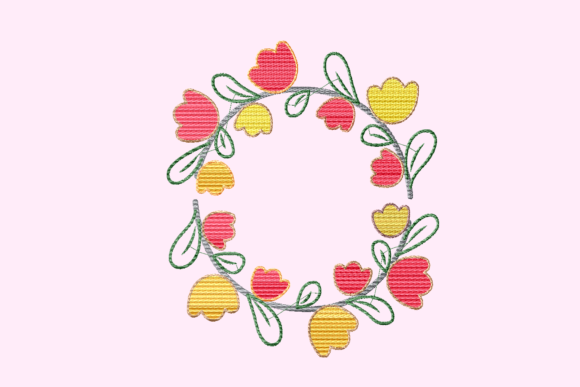 Red Yellow Flower Wreath: A Craft Fair Review