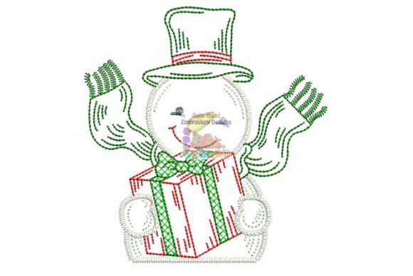 Snowman with Big Gift: A Craft Fair Best-Seller Review