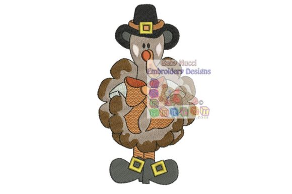 Turkey Pilgrim: A Thanksgiving Embroidery Review for Etsy Sellers
