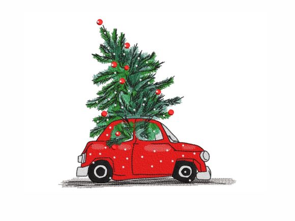 Vintage Car and Christmas Tree: A Festive Review